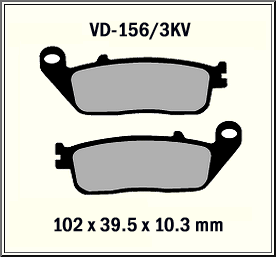 Frontpads Honda, Yamaha, Triumph ...