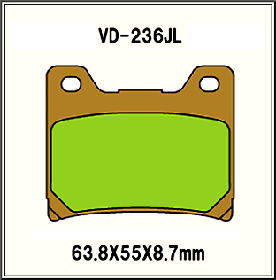 Frontpads Yamaha RD500, XJ900, VMX12 ..