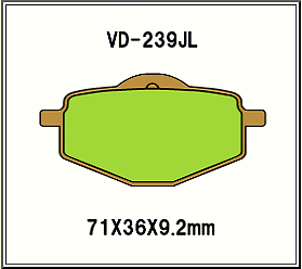 Främre belägg Yamaha, Italjet, MBK mfl.