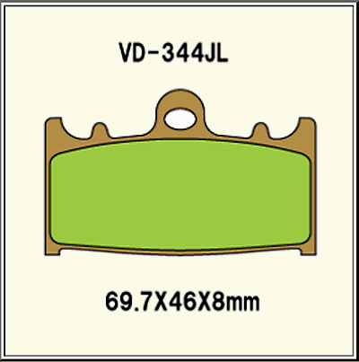 Frontpads Husaberg, Kawasaki, Suzuki