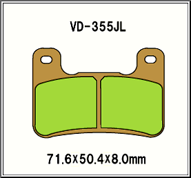 Frontpads Kawasaki & Suzuki