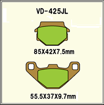 Främre belägg KTM, Kawasaki, Suzuki